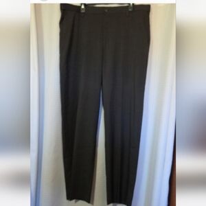 Savane Men's Dress Pants Gray Herringbone 40x32 NWT